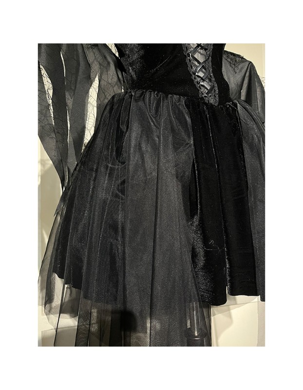 Reaper Dress Women Hellwitch Costume Demon Vampire Cosplay Uniform  2063