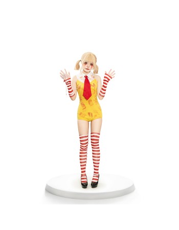 Halloween Costume Red And White Striped Clown One-Piece Welcome McDonald's Party Cosplay 2065