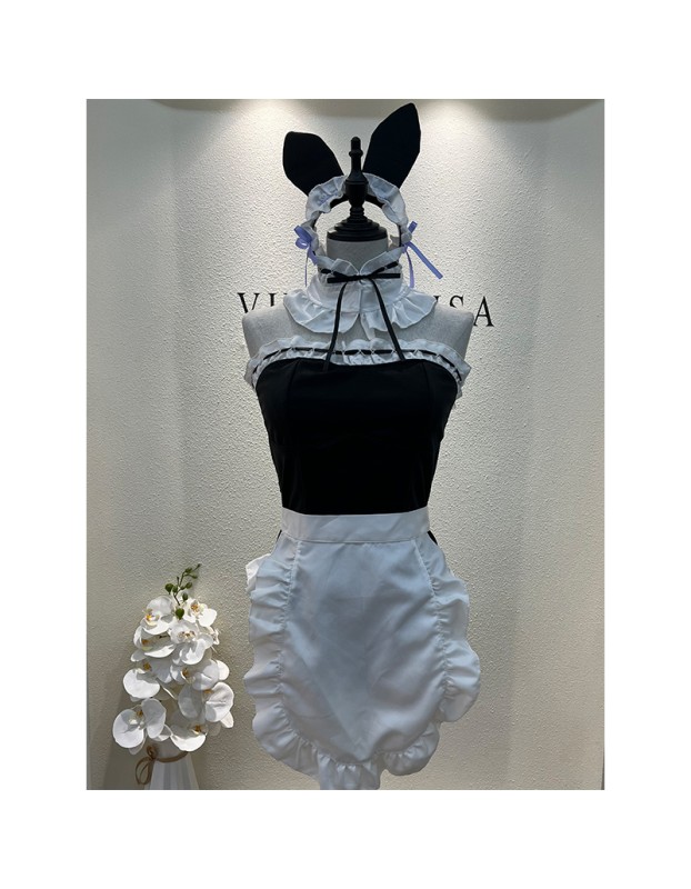Maid Two-Dollar Bunny Costume For Sexy Jumpsuit Maid Uniform Cosplay Bunny Girl Dress 2064