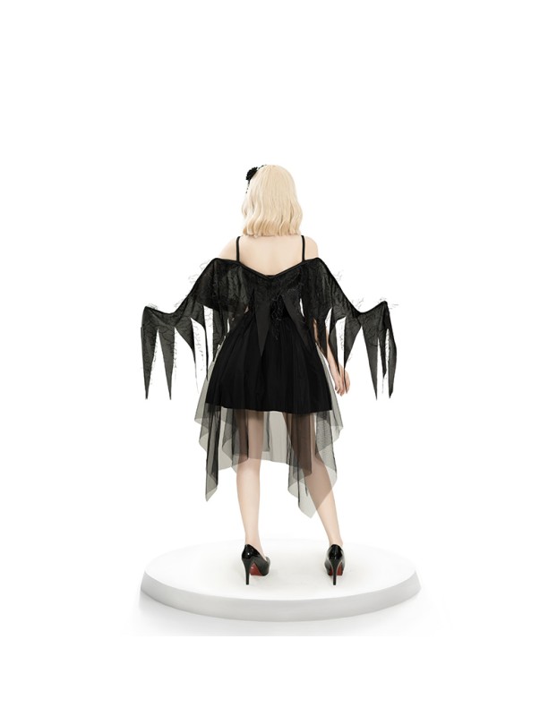 Reaper Dress Women Hellwitch Costume Demon Vampire Cosplay Uniform  2063