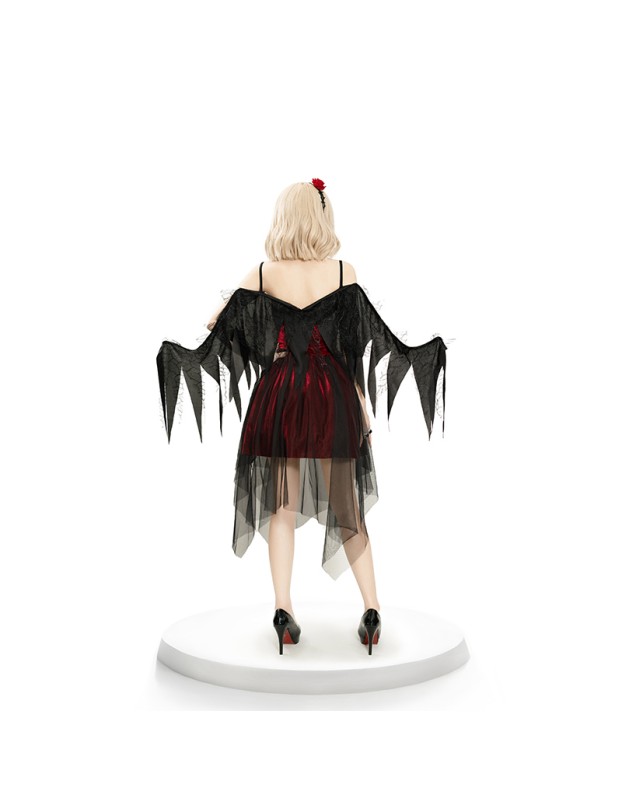 Reaper Dress Women Hellwitch Costume Demon Vampire Cosplay Uniform  2063