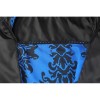 Medieval Court Dress Costume Women Cosplay Retro Long Sleeve Hooded Print Party Dress SM243