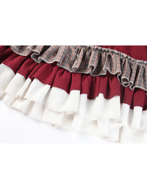 Little Red Riding Hood Costume Andersen Match Girl Fairy Tale Character Costume SM3025