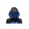 Medieval Court Dress Costume Women Cosplay Retro Long Sleeve Hooded Print Party Dress SM243