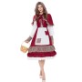 Little Red Riding Hood Costume Andersen Match Girl Fairy Tale Character Costume SM3025