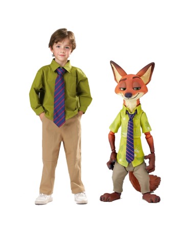 Children's Day School Shirt Cosplay Long Sleeve Dress Up Costumes Boy Fox Cosplay Costume MS5117