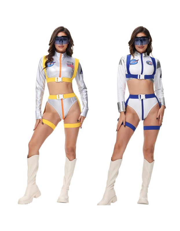 Adult Astronaut Cosplay Uniform Earth Space Astronaut Costume Stage Play Costume MS5602