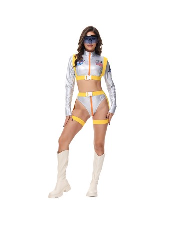 Adult Astronaut Cosplay Uniform Earth Space Astronaut Costume Stage Play Costume MS5602