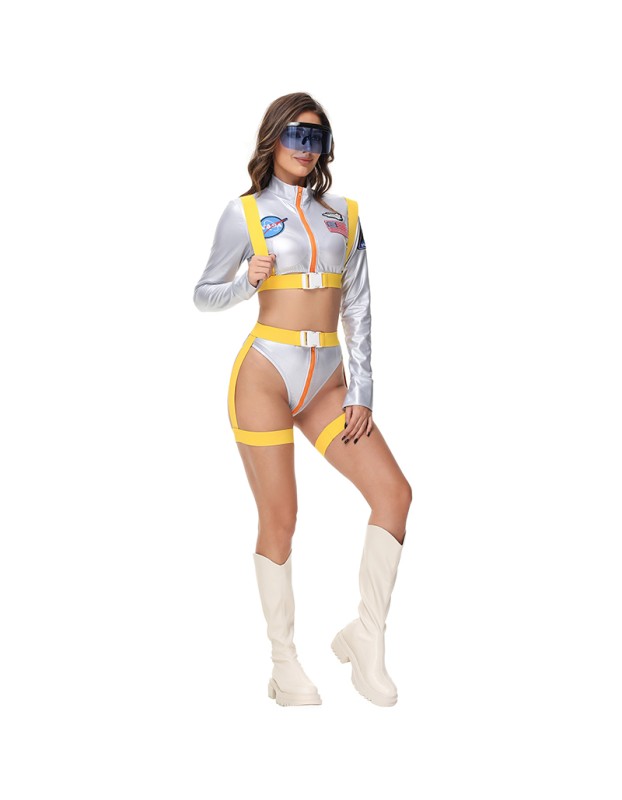 Adult Astronaut Cosplay Uniform Earth Space Astronaut Costume Stage Play Costume MS5602