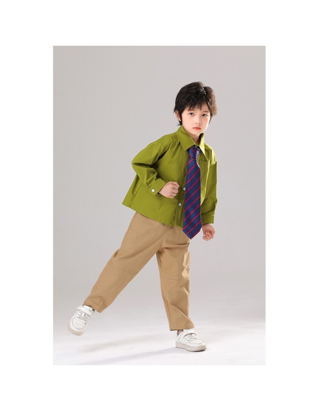 Children's Day School Shirt Cosplay Long Sleeve Dress Up Costumes Boy Fox Cosplay Costume MS5117