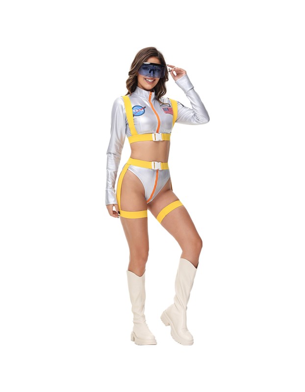 Adult Astronaut Cosplay Uniform Earth Space Astronaut Costume Stage Play Costume MS5602