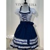 German Oktoberfest Traditional Bavarian Beer Girl Maid Bar Working Dress Cosplay Costume DL2060 DL2061
