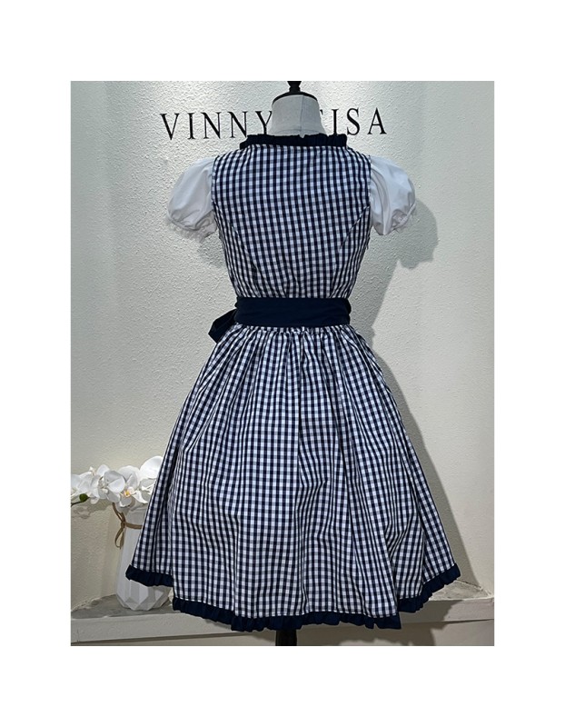 German Oktoberfest Traditional Bavarian Beer Girl Maid Bar Working Dress Cosplay Costume DL2060 DL2061