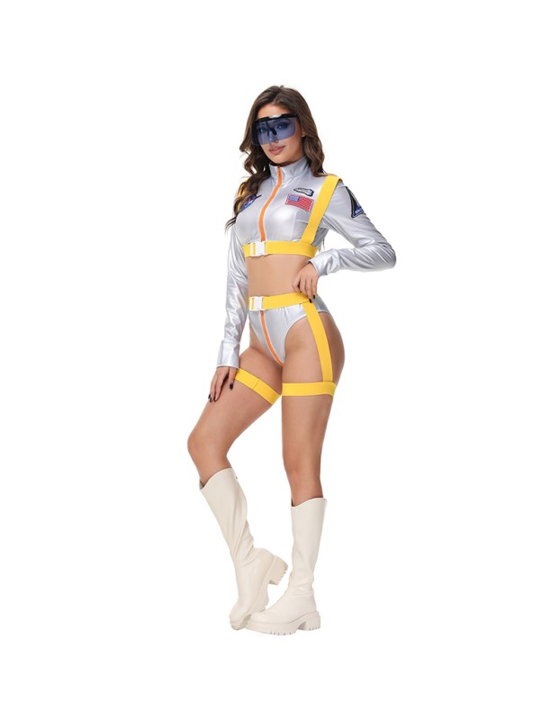 Adult Astronaut Cosplay Uniform Earth Space Astronaut Costume Stage Play Costume MS5602