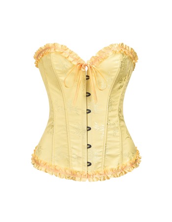 Women Sexy Corsets Bustiers Floral Burlesque Vintage Corset M26046