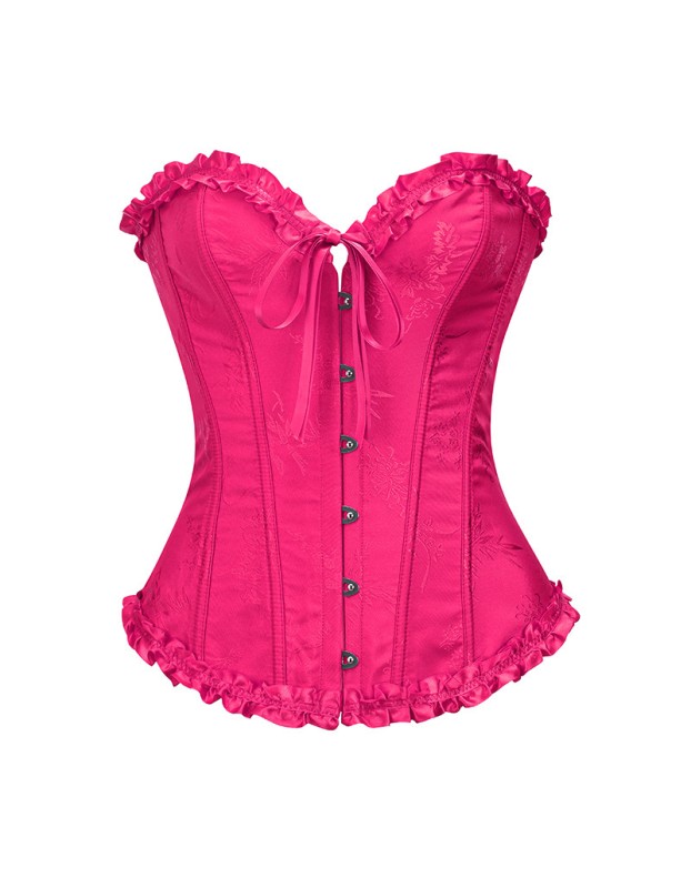 Women Sexy Corsets Bustiers Floral Burlesque Vintage Corset M26046