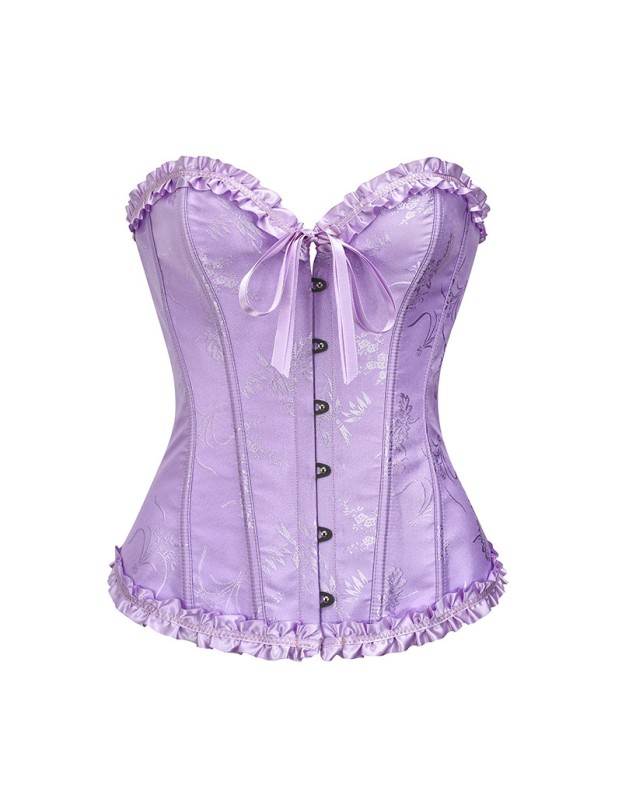 Women Sexy Corsets Bustiers Floral Burlesque Vintage Corset M26046
