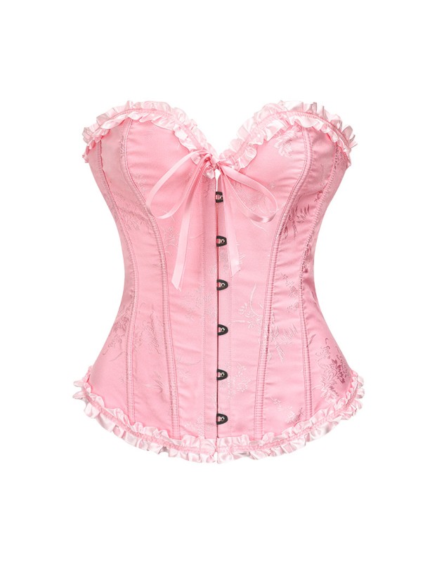 Women Sexy Corsets Bustiers Floral Burlesque Vintage Corset M26046