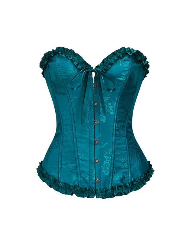 Women Sexy Corsets Bustiers Floral Burlesque Vintage Corset M26046