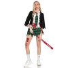 Horror Campus Zombie Cosplay Halloween Costume Bloody School Uniform Dress Up