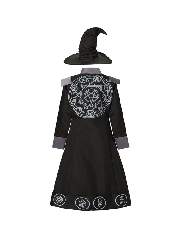 Halloween Witch Grand Wizard Bar Annual Vampire Demon Cosplay Costume XY82322