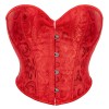 Plus Size S-6XL Sexy Strapless Tube Tops Women Overbust Jacquard Bustiers Waist Corset
