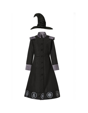 Halloween Witch Grand Wizard Bar Annual Vampire Demon Cosplay Costume XY82322