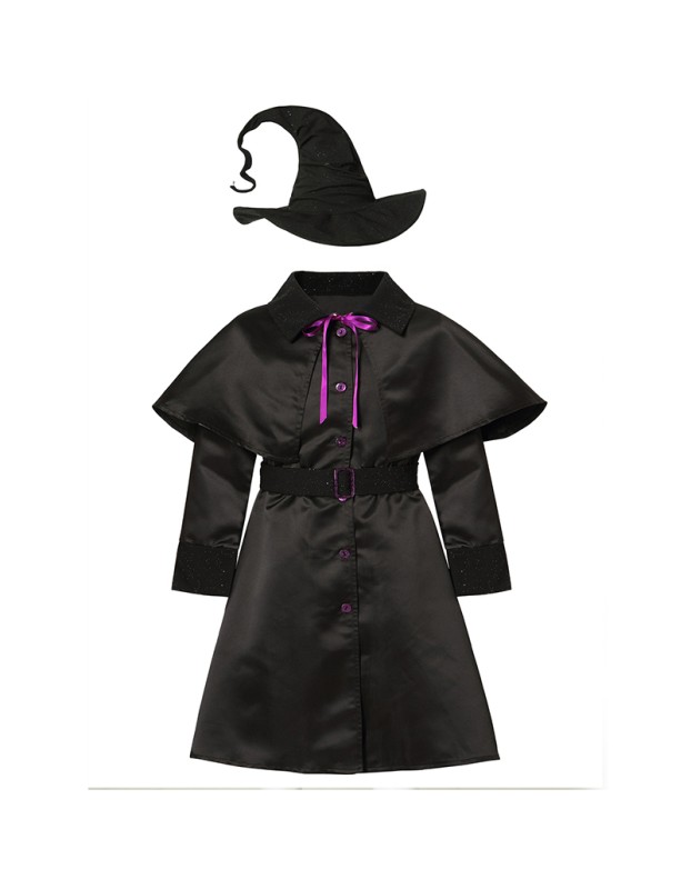 Halloween Witch Grand Wizard Bar Annual Vampire Demon Cosplay Costume XY82322