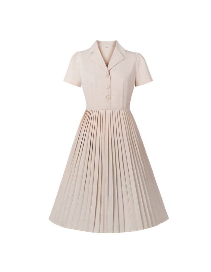 Women Elegant Office Lady Party Casual Street Wear Vintage Dresses M5168