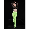 Sexy Thin Transparent Oil Women Shine Leggings Dance Yoga Pants XX1851