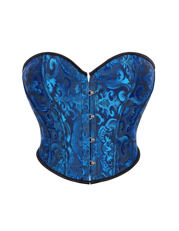 Plus Size S-6XL Sexy Strapless Tube Tops Women Overbust Jacquard Bustiers Waist Corset