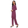 Middle Eastern Muslim Ensemble Abaya Burn Two Piece Plus Size Outfit Dresses 21230