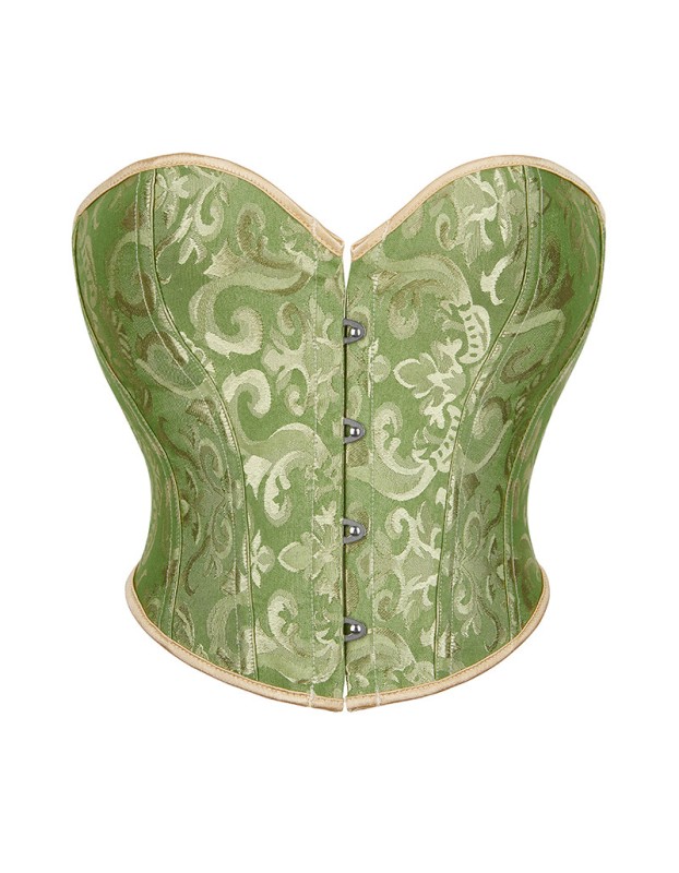 Plus Size S-6XL Sexy Strapless Tube Tops Women Overbust Jacquard Bustiers Waist Corset