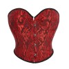 Plus Size S-6XL Sexy Strapless Tube Tops Women Overbust Jacquard Bustiers Waist Corset