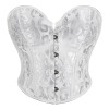 Plus Size S-6XL Sexy Strapless Tube Tops Women Overbust Jacquard Bustiers Waist Corset