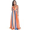 Fashion Ladies Summer Print Floral Boho V Neck Beach Casual Maxi Dresses Long M8212