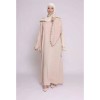Stylish Patchwork Flared Sleeves Temperament Dress Long Women Dress 21668