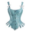 Pink Bustier Top Waist Trainer Lingerie Women Sexy Slim Underwear Corset WK2210