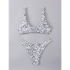 Two Piece Swimsuit Bikini Set Women Swimwear Leopard Sexy Bikini A2201
