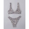 Two Piece Swimsuit Bikini Set Women Swimwear Leopard Sexy Bikini A2201