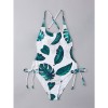 Summer Swimsuits Leaf Print Beach Women Sexy Bikini A2206