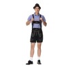 German Oktoberfest Male Bavaria Costume Overalls For Men MS4893