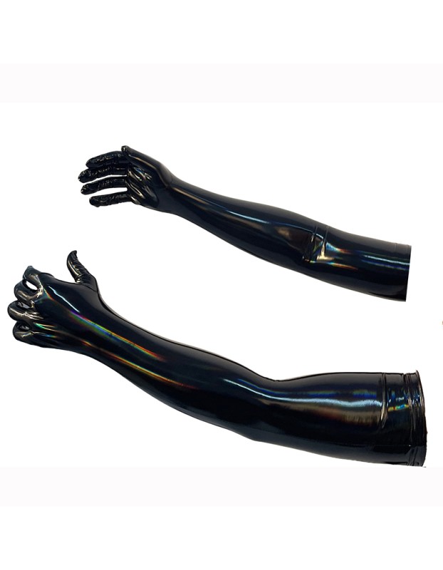Sexy Play Magic Color Bright Leather Gloves Punk Street Dance Leather PU Gloves XX6925