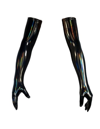Sexy Play Magic Color Bright Leather Gloves Punk Street Dance Leather PU Gloves XX6925