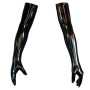 Sexy Play Magic Color Bright Leather Gloves Punk Street Dance Leather PU Gloves XX6925