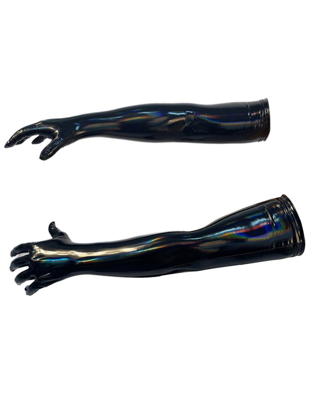 Sexy Play Magic Color Bright Leather Gloves Punk Street Dance Leather PU Gloves XX6925