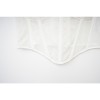 White Women Bustier Neckline Lace Sexy Fishbone Light Luxury Thin Shapewear Top Strap Corset AM22059