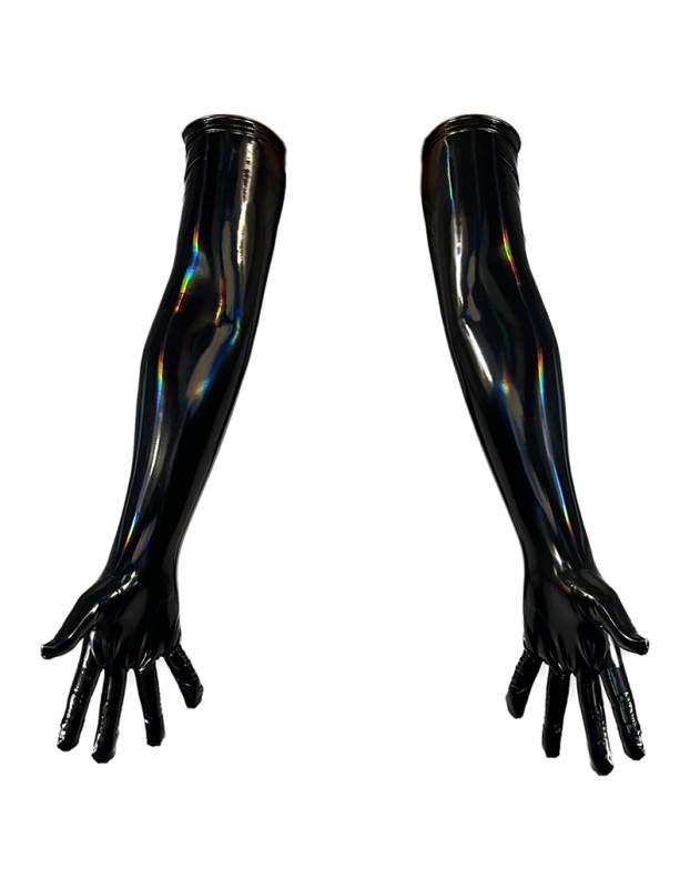 Sexy Play Magic Color Bright Leather Gloves Punk Street Dance Leather PU Gloves XX6925