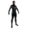 Mens Sexy PVC Leather Bodysuit Wet Look Bottom Crotch Zip Full Coat Zentai Tight Catsuit Jumpsuits XX6919