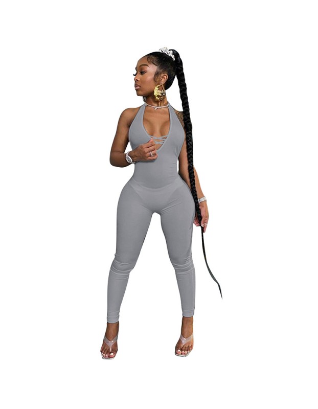 women tracksuit with corset jumpsuit and rompers M30150